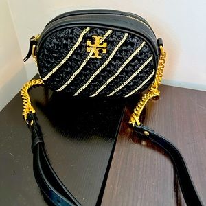 Tory Burch Raffia Purse